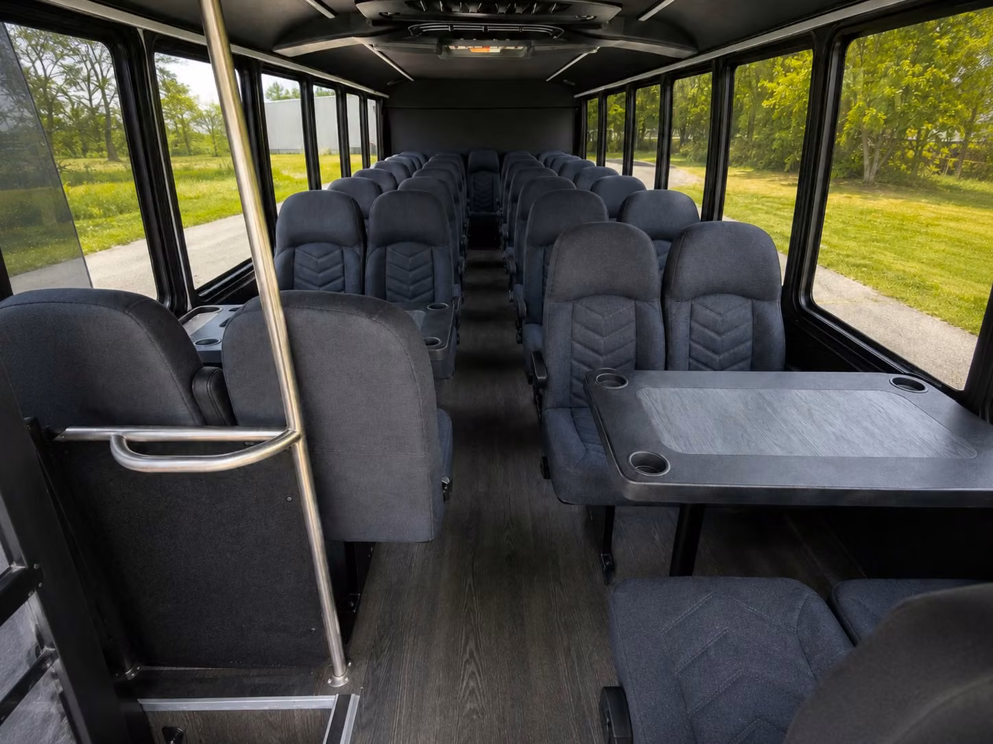 15 passenger minibus interior