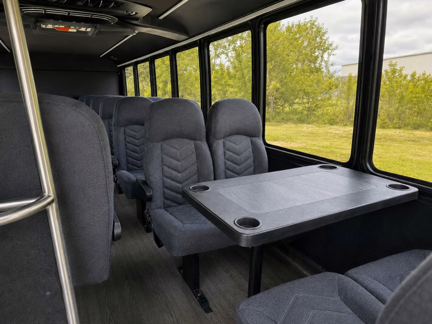 18 passenger minibus interior