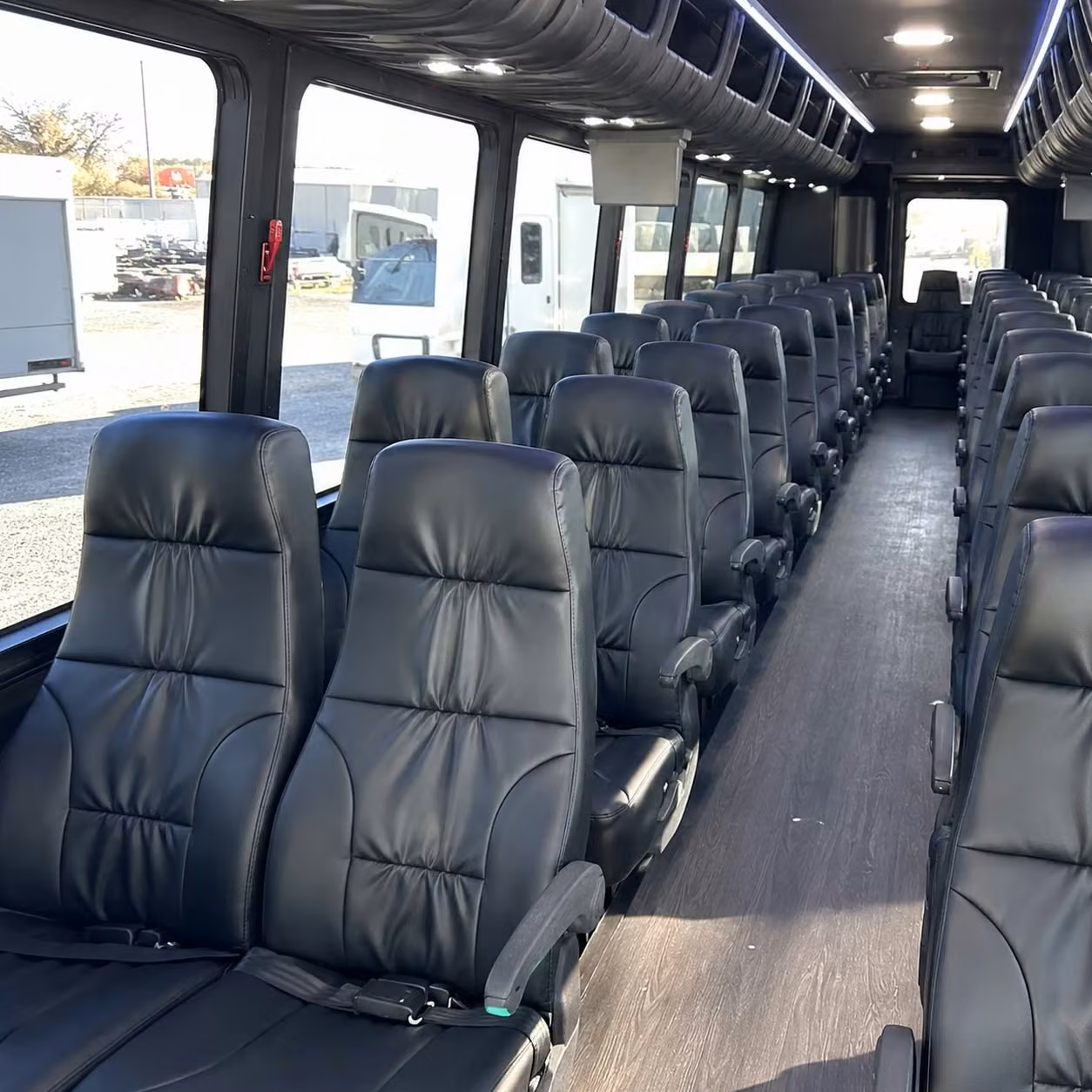 25 passenger minibus inside
