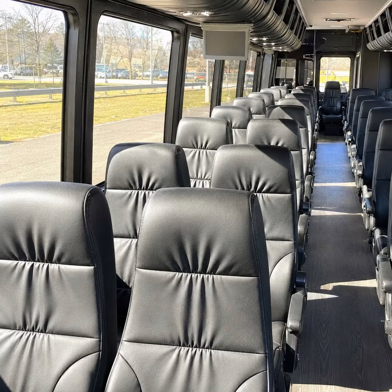 30 passenger minibus inside