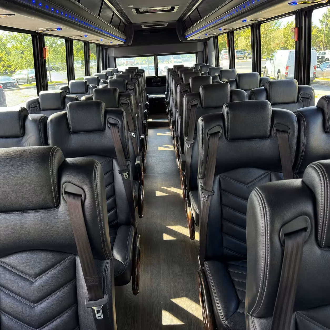 35 passenger minibus inside