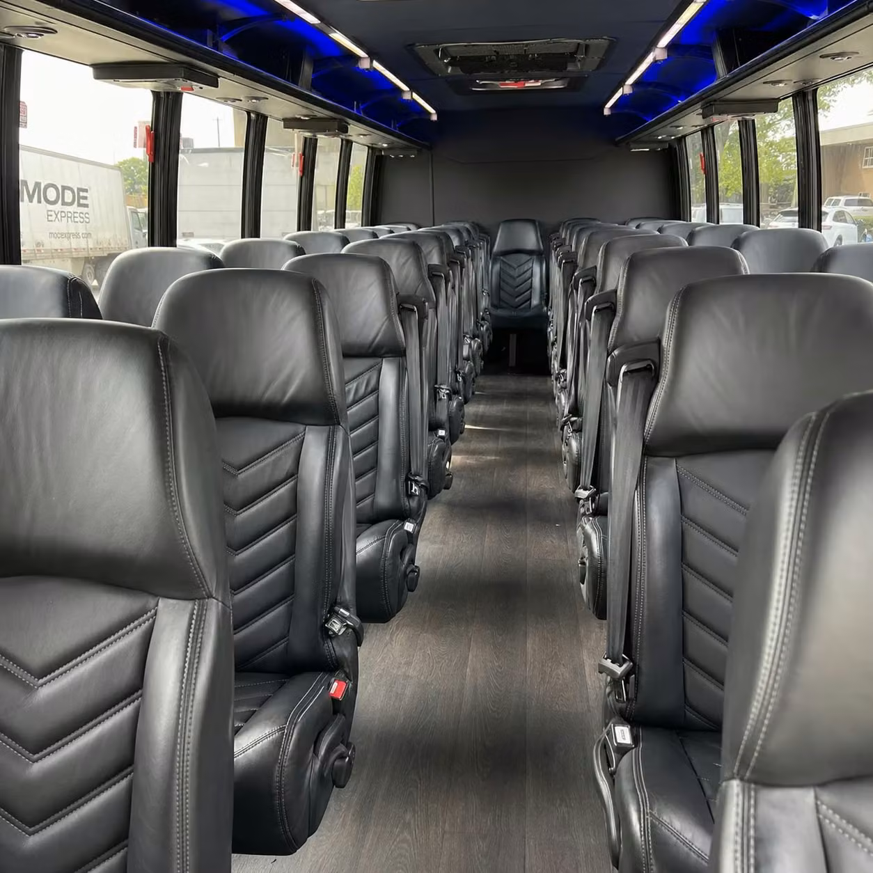 35 passenger minibus interior