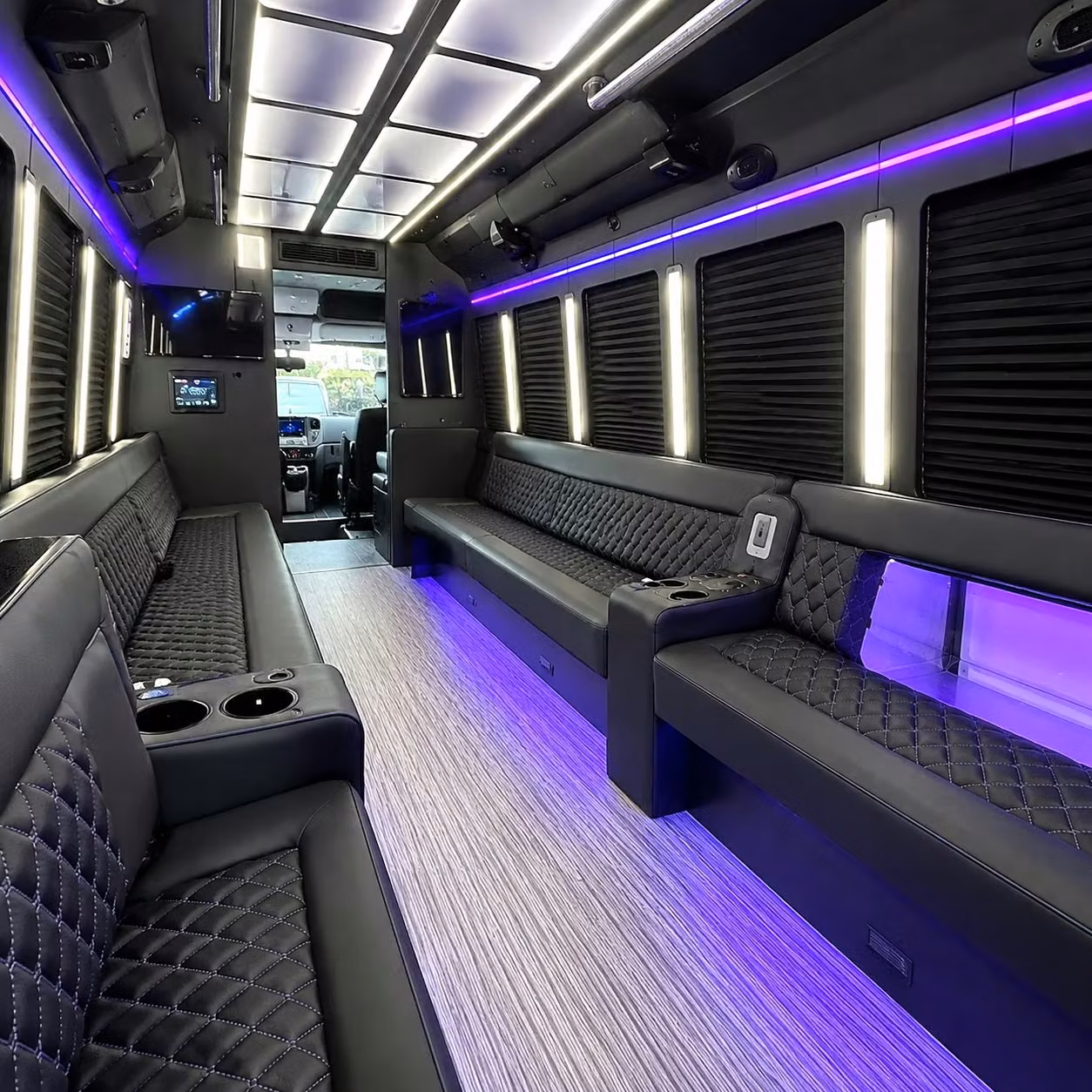 party bus interior