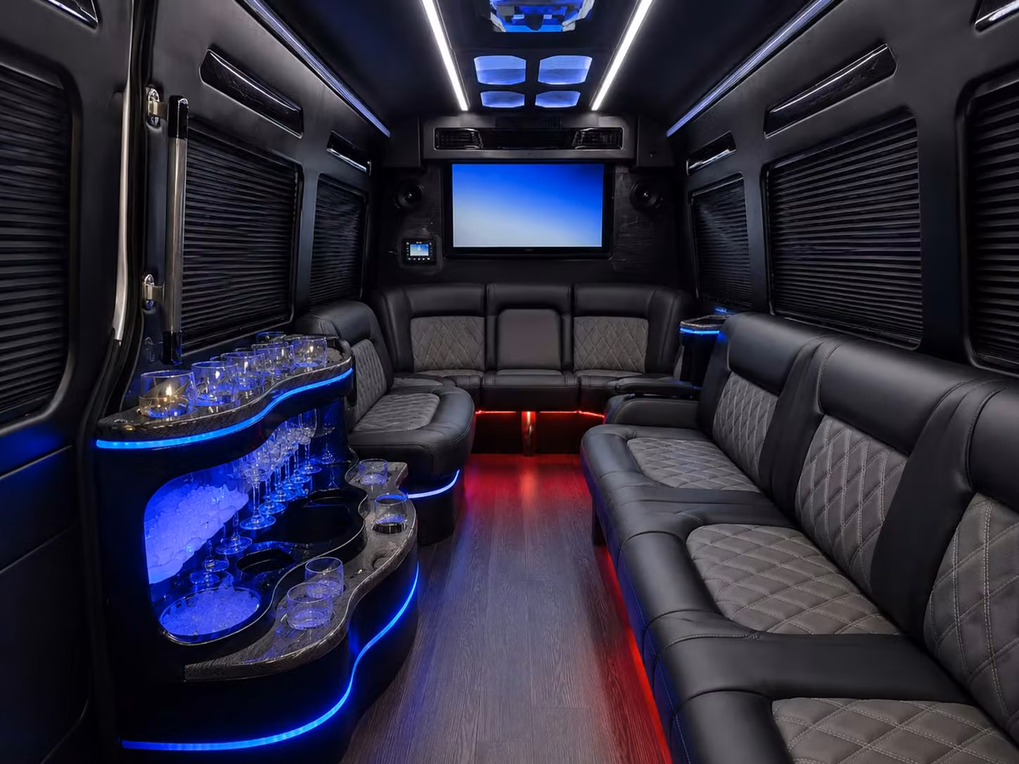 sprinter limousine inside